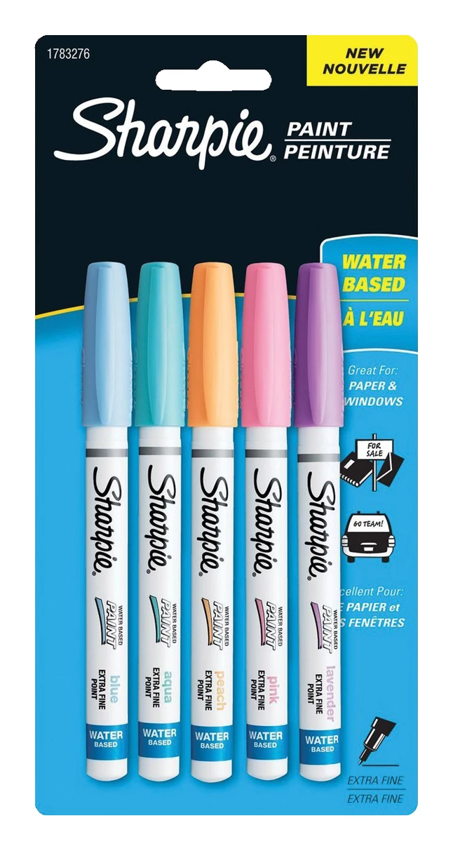 Coupon β Sharpie Water-Based Paint Marker, Extra Fine Tip, Assorted Colors, Set Of 5 π₯° 3 Coupon β Sharpie Water-Based Paint Marker, Extra Fine Tip, Assorted Colors, Set Of 5 π₯°