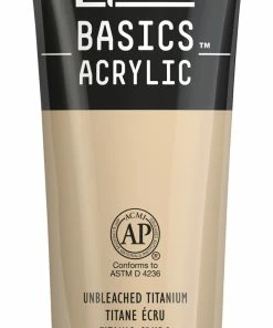 Best Pirce ✔️ Liquitex BASICS Acrylic Paint, Unbleached Titanium, 4 Ounce Tube 🌟