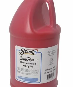 Best Sale βοΈ Sax True Flow Heavy Body Acrylic Paint, Half Gallon, Phthalo Red π