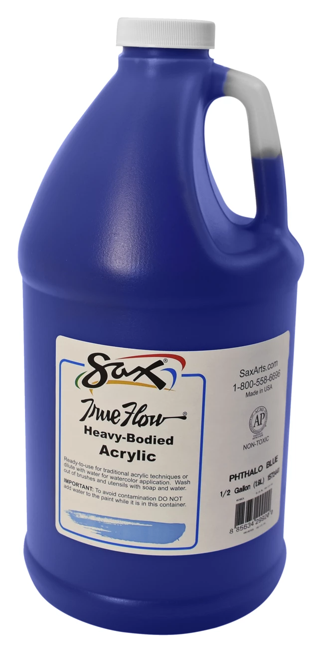 Best reviews of βοΈ Sax True Flow Heavy Body Acrylic Paint, Half Gallon, Phthalo Blue π 3 Best reviews of βοΈ Sax True Flow Heavy Body Acrylic Paint, Half Gallon, Phthalo Blue π
