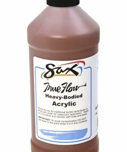 Outlet 🧨 Sax True Flow Heavy Body Acrylic Paint, Pint, Burnt Sienna 😍