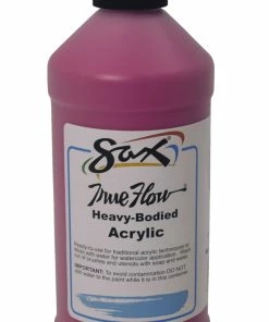 Coupon 🛒 Sax True Flow Heavy Body Acrylic Paint, Pint, Magenta 👏