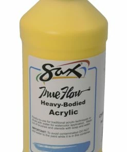 Hot Sale π₯ Sax True Flow Heavy Body Acrylic Paint, Pint, Chrome Yellow π₯°