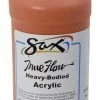 Hot Sale 🔔 Sax True Flow Heavy Body Acrylic Paint, Pint, Chrome Orange 👍