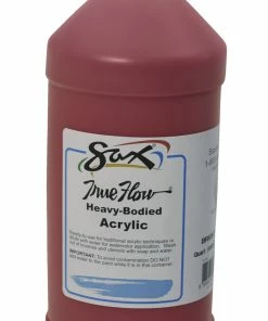 Brand new π Sax True Flow Heavy Body Acrylic Paint, Quart, Bright Red π§¨