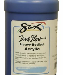 Buy ❤️ Sax True Flow Heavy Body Acrylic Paint, Quart, Ultramarine Blue 🌟