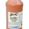 Flash Sale ✨ Sax True Flow Heavy Body Acrylic Paint, Quart, Chrome Orange ⌛