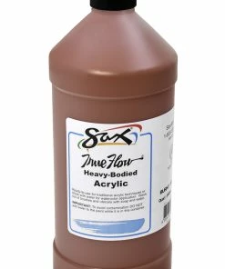Best reviews of 🎉 Sax True Flow Heavy Body Acrylic Paint, Quart, Burnt Sienna ⌛