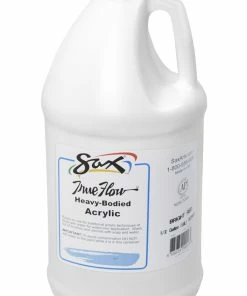 Wholesale β¨ Sax True Flow Heavy Body Acrylic Paint, Half Gallon, Blockout White π