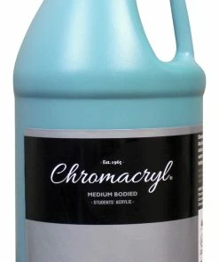 Best Sale 🔥 Chromacryl Premium Students Acrylic Paint, Half Gallon, Turquoise 🎁