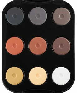 Deals 🛒 Jack Richeson Mini Tempera Cakes With Tray, Assorted Multicultural Colors, Set Of 9 😀