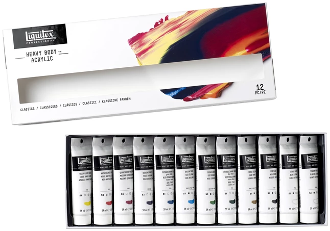 Hot Sale ๐ Liquitex Professional Heavy Body Acrylic Paint Set, Assorted Classic Colors, Set Of 12 โ๏ธ 4 Hot Sale ๐ Liquitex Professional Heavy Body Acrylic Paint Set, Assorted Classic Colors, Set Of 12 โ๏ธ - Image 2