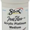 Best deal 💯 Sax True Flow Acrylic Medium,Quart, Platinum 🤩