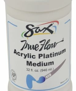 Best deal 💯 Sax True Flow Acrylic Medium,Quart, Platinum 🤩 -Crayola - shop 1590503 C ecommfullsize