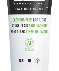 Brand new 😉 Liquitex Heavy Body Acrylic Paint, Cadmium-Free Red Light, 2 Ounce Tube ✨