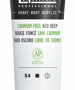 Budget 🎉 Liquitex Heavy Body Acrylic Paint, Cadmium-Free Red Deep, 2 Ounce Tube 🎁