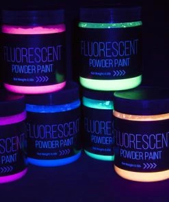 Promo ✨ Jack Richeson Powdered Tempera Paints, 1/2 Pound Containers, Set Of 6 Assorted Fluorescent Colors ❤️