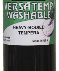 Discount 👍 Sax Washable Versatemp Heavy Bodied Tempera Paint, Black, Pint 🌟