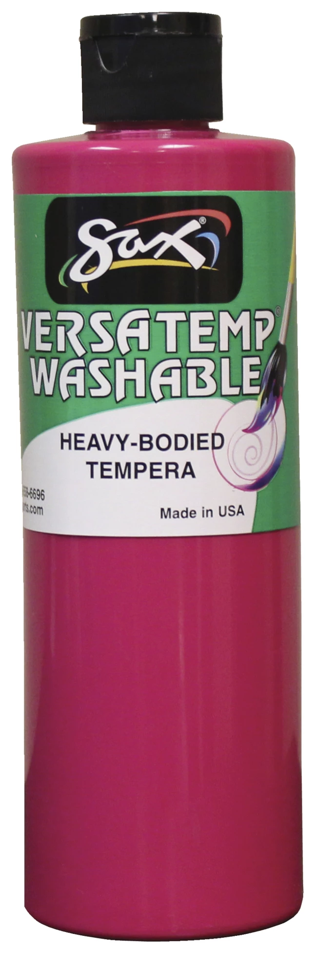 New 𧨠Sax Washable Versatemp Heavy Bodied Tempera Paint, Magenta, Pint π 3 New 𧨠Sax Washable Versatemp Heavy Bodied Tempera Paint, Magenta, Pint π