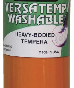 New 👏 Sax Washable Versatemp Heavy Bodied Tempera Paint, Orange, Pint 🥰