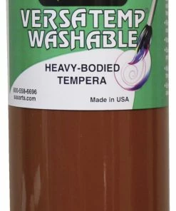 Discount 🎉 Sax Washable Versatemp Heavy Bodied Tempera Paint, Brown, Quart ❤️