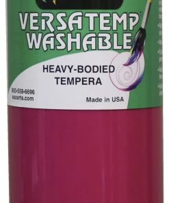 Coupon 🎉 Sax Washable Versatemp Heavy Bodied Tempera Paint, Magenta, Quart ✔️