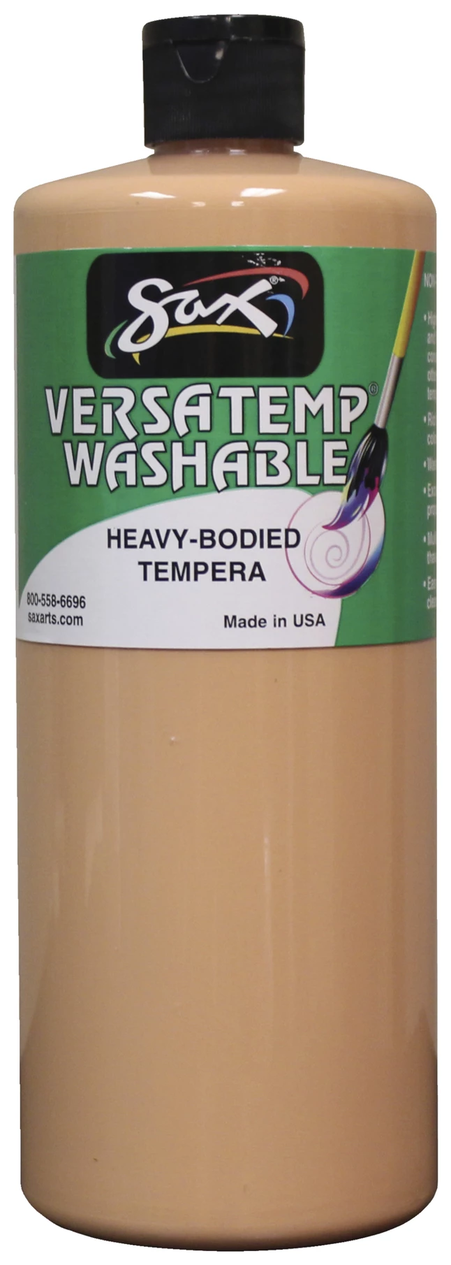 Coupon ✔️ Sax Washable Versatemp Heavy Bodied Tempera Paint, Peach, Quart 👍 3 Coupon ✔️ Sax Washable Versatemp Heavy Bodied Tempera Paint, Peach, Quart 👍