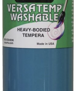 Deals 🧨 Sax Washable Versatemp Heavy Bodied Tempera Paint, Turquoise, Quart 💯