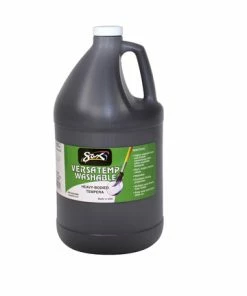 Deals π Sax Washable Versatemp Heavy Bodied Tempera Paint, Black, Gallon π