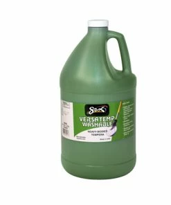 Outlet ⭐ Sax Washable Versatemp Heavy Bodied Tempera Paint, Green, Gallon ✨