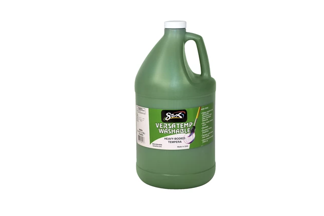 Outlet ⭐ Sax Washable Versatemp Heavy Bodied Tempera Paint, Green, Gallon ✨ 3 Outlet ⭐ Sax Washable Versatemp Heavy Bodied Tempera Paint, Green, Gallon ✨