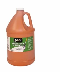 Cheapest ✔️ Sax Washable Versatemp Heavy Bodied Tempera Paint, Orange, Gallon ⭐
