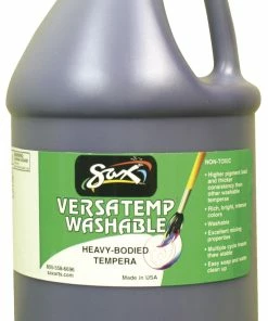Cheap β Sax Washable Versatemp Heavy Bodied Tempera Paint, Violet, Gallon π€©