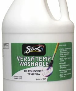 Brand new ❤️ Sax Washable Versatemp Heavy Bodied Tempera Paint, White, Gallon 🎉