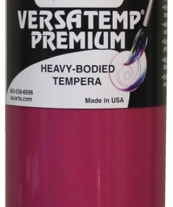 Promo 👏 Sax Versatemp Premium Heavy-Bodied Tempera Paint, Magenta, Quart 🔥