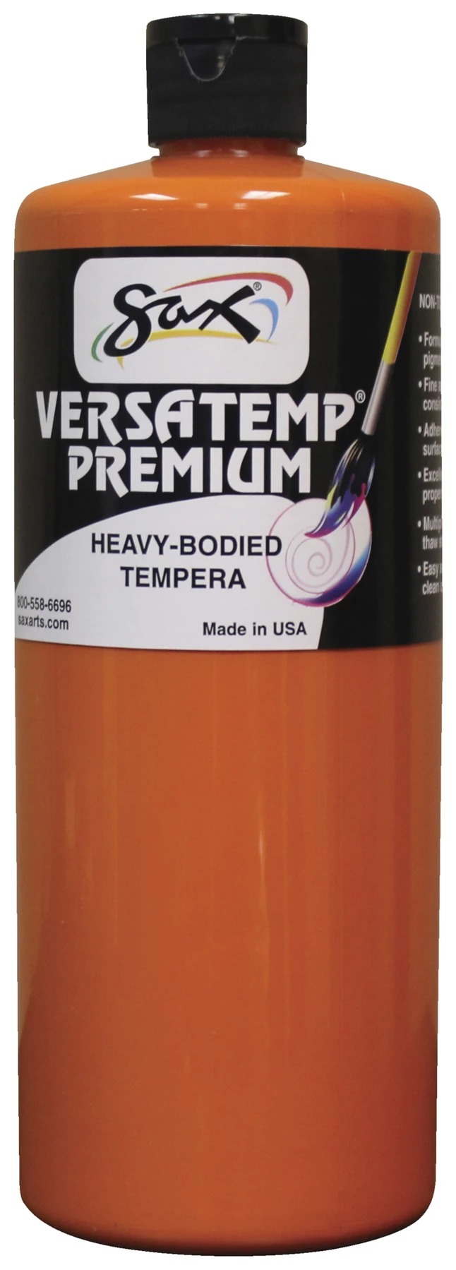 Best deal π Sax Versatemp Premium Heavy-Bodied Tempera Paint, Orange, Quart π 3 Best deal π Sax Versatemp Premium Heavy-Bodied Tempera Paint, Orange, Quart π