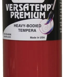 Discount 🎉 Sax Versatemp Premium Heavy-Bodied Tempera Paint, Primary Red, Quart 💯