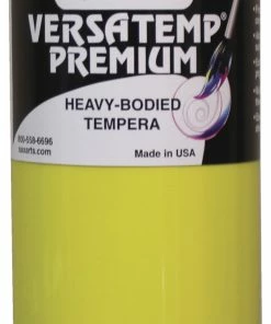 Promo π Sax Versatemp Premium Heavy-Bodied Tempera Paint, Yellow, Quart π