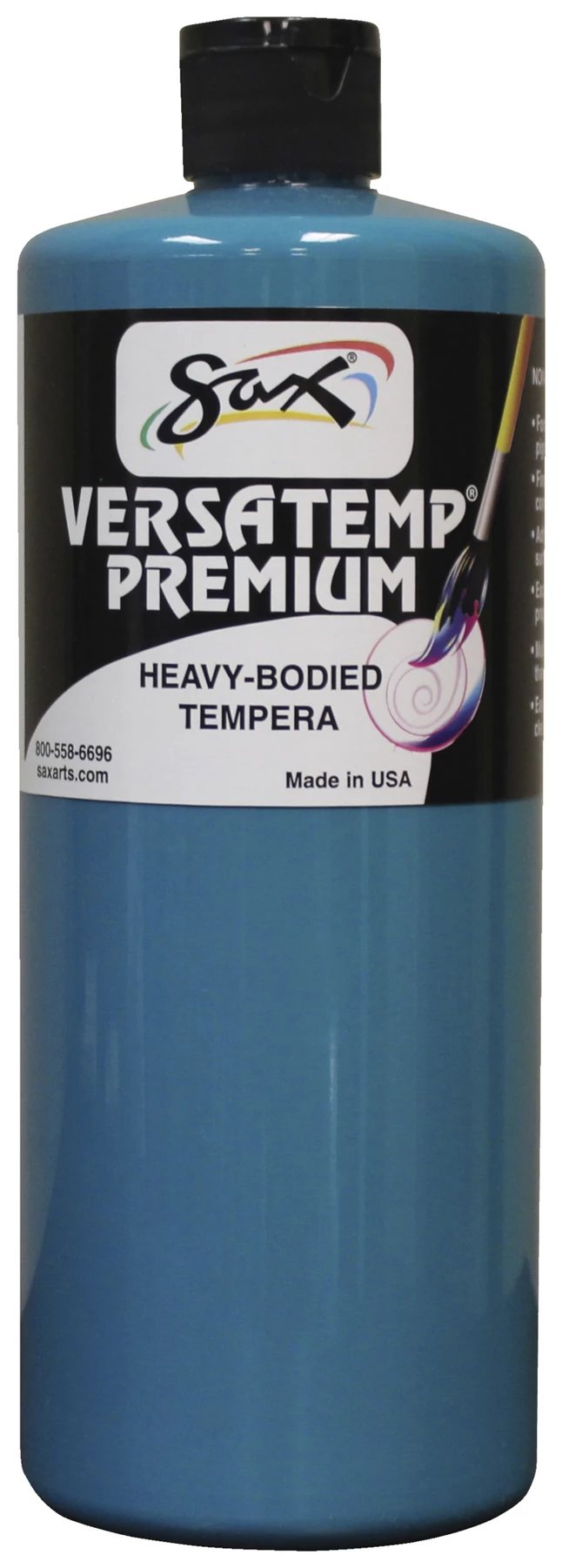 Best Pirce βοΈ Sax Versatemp Premium Heavy-Bodied Tempera Paint, Turquoise, Quart 𧨠3 Best Pirce βοΈ Sax Versatemp Premium Heavy-Bodied Tempera Paint, Turquoise, Quart π§¨