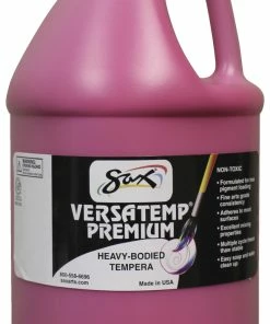 Flash Sale π Sax Versatemp Premium Heavy-Bodied Tempera Paint, Magenta, Gallon π―