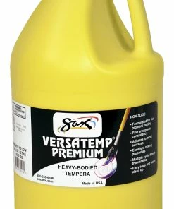 Best deal 😉 Sax Versatemp Premium Heavy-Bodied Tempera Paint, Yellow, Gallon 🛒