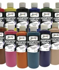 Best Sale 🧨 Sax Versatemp Premium Heavy-Bodied Tempera, Assorted Colors, Pints, Set Of 12 🤩