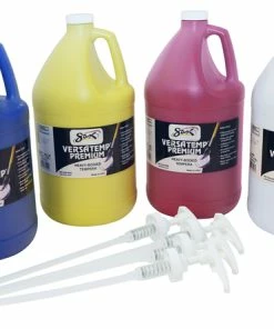 Best reviews of 🧨 Sax Versatemp Premium Heavy-Bodied Tempera Set With Pumps, Assorted Colors, 4 Gallons 🌟