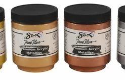 Cheap 🥰 Sax Premium Heavy-Bodied Acrylic Metallics, 8 Ounce Jars, Set Of 6 🤩 -Crayola - shop 1592742 A ecommfullsize