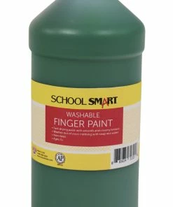 Deals 👏 School Smart Washable Finger Paint, Green, 1 Pint 🎉