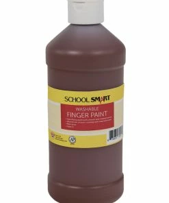 Best Pirce ⌛ School Smart Washable Finger Paint, Brown, 1 Pint ✔️