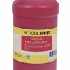 Best Pirce 🤩 School Smart Washable Finger Paint, Red, 1 Pint ⭐