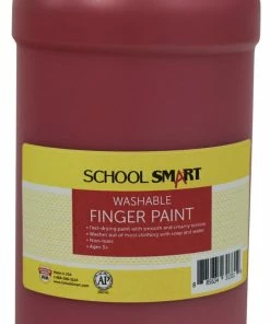 Brand new 🥰 School Smart Washable Finger Paint, Red, 1 Quart 🔔