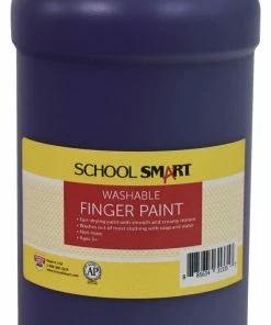 Outlet 🥰 School Smart Washable Finger Paint, Purple, 1 Quart 😉