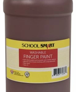 Cheap 🥰 School Smart Washable Finger Paint, Brown, 1 Quart 🛒